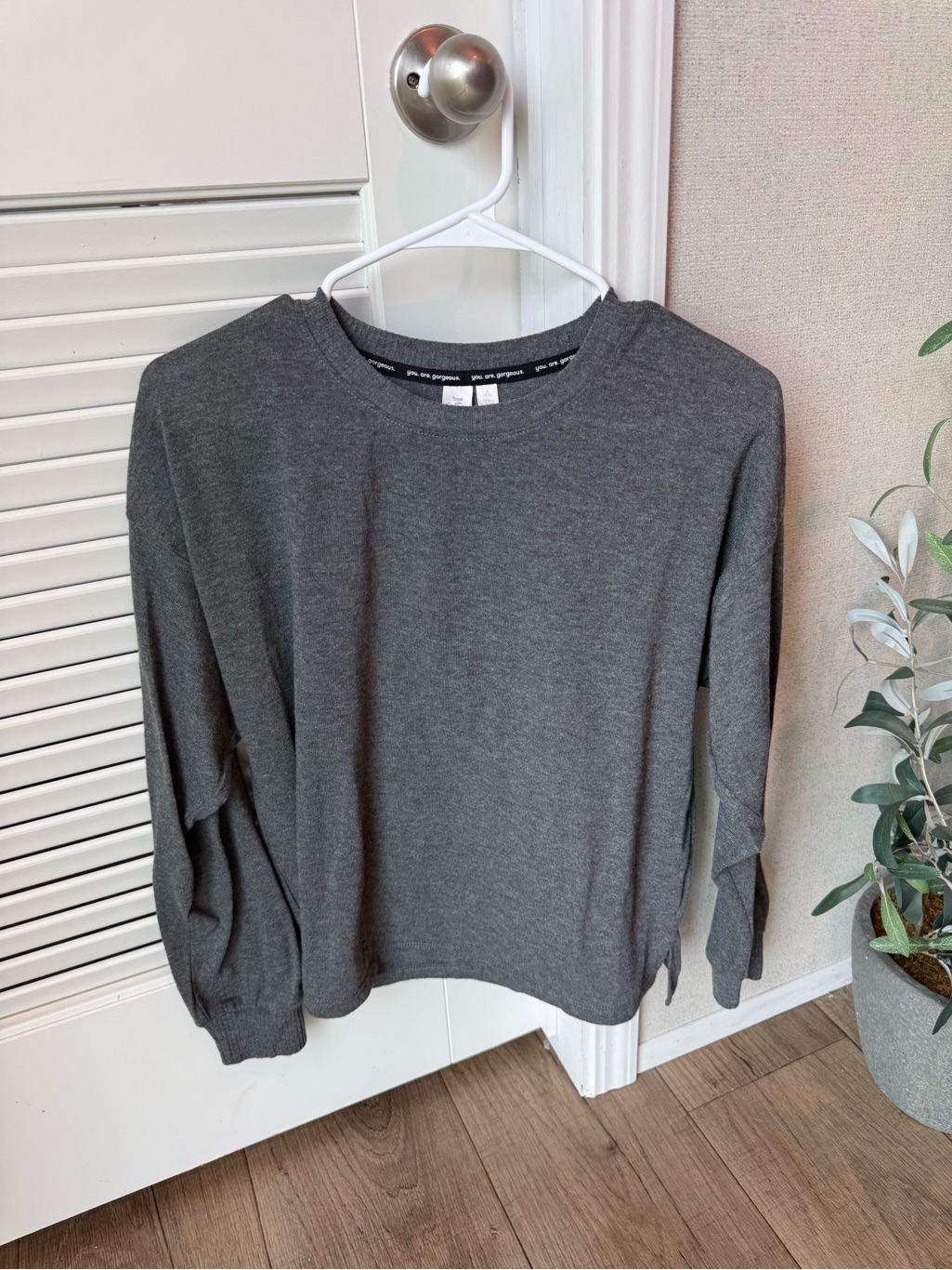 Womenâs Joyspun Cozy Lounge Collection - Charcoal Gray